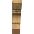 thumbnail image 2 of Ekena Millwork 3 1/2"W x 14"D x 14"H Olympic Slat Smooth Bracket, Western Red Cedar, 2 of 4