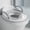 Gray, variant on Soluxeo Potty Training Seat for Toddlers with Sturdy Handle, Featuring Safe Urine Guard and Non-Slip Rubber Rim, Fits Round & Oval Toilets