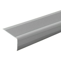 Shoreew 100CM Non-Slip Stair Nosing L-Shape Staircase Step Tread Self-Adhesive Stair Edge Protector Waterproof Indoor Outdoor Stair Nose Molding