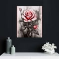 thumbnail image 4 of PIKWEEK  Rose Flower Canvas Wall Art Pink Floral Picture Wall Decor Vintage Flowers Painting Print Home Bathroom Decor, 4 of 4
