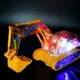 thumbnail image 2 of Excavator Toy Flashing Light and Music Simulation Model Electric Construction Engineering Vehicle  Drive Toy Children Gift, 2 of 6