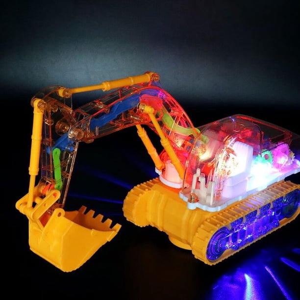 Jouet d'Excavatrice avec Lumière Clignotante et Musique, Modèle de Simulation, Véhicule d'Ingénierie Électrique à Conduire, Jouet, Cadeau pour Enfants Jouet d'Excavatrice avec Lumière Clignotante et Musique, Modèle de Simulation, Véhicule d'Ingénierie Électrique à Conduire, Jouet, Cadeau pour Enfants