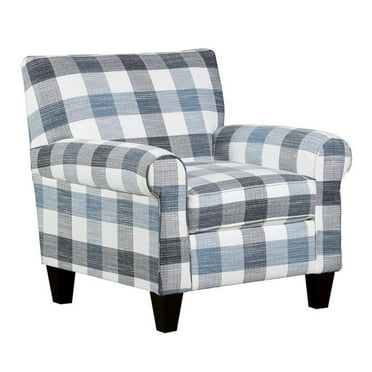 Furniture of America Graw Stripe Fabric Upholstered Chair in Multi-Color