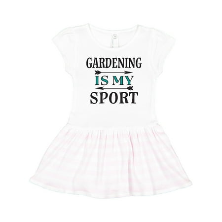 

Inktastic Gardening is my Sport Gardener Gift Gift Toddler Girl Dress
