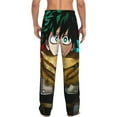 thumbnail image 3 of Izuku Midoriya My hero Academy Men's Pajama Pants With Pockets Lounge Fashion Cozy Daily Sleep Pants Sleepwear, 3 of 8