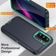 thumbnail image 3 of For Samsung Galaxy A56 5G Case PC + Silicone + EVA 3 in 1 Shockproof Phone Cover - Purple + Pink, 3 of 5
