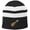 Black/White, variant on Ukulele UKE Patch Acrylic Beanie Hat Cap, Navy/Athletic Oxford