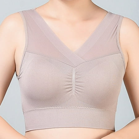 Pavied Wireless Bras Seamless Bras Backless Bra Women s Comfortable And Thin Summer Bra Beautiful Back Tank Top No Steel Ring Bra Full Coverage Bras Womens Bras Purple M