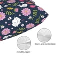 thumbnail image 3 of Kdxio Cotton Pillow Cases 20"x30" Pillowcases,Soft and Breathable Bedroom Pillow Cases-Floral Rabbit, 3 of 8