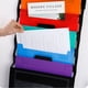 thumbnail image 5 of Organizador de archivos multicolor con 6 bolsillos, para uso en el aula, el hogar, la oficina y en viajes, tamaño de cierre: 26,5 x 36 x 3,5 cm, 5 of 8