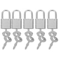 thumbnail image 1 of Miangastore 5 Sets of Treasure Box Lock with Key Plastic Lock Kids Toy Box Padlock Treasure Chest Lock Accessory, 1 of 9