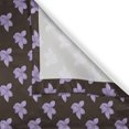 thumbnail image 3 of Ambesonne Floral Kitchen Curtains, Sketch Orchid Flowers Art, 55"x39", Lavender Blue and Brown, 3 of 3