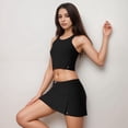 thumbnail image 3 of Active Women's Athletic Skort with Side Pocket and Built-In Shorts - Medium, Black, 3 of 7