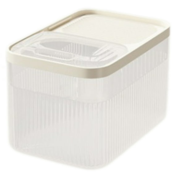 Dog Food Storage Container 5/10/15L Large Capacity Transparent Pet Food Bucket Box Moisture Proof Dog Cat Dry Food Bin