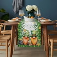 thumbnail image 2 of St. Patrick's Day Table Runner - 108 Inch Long, Kitchen Dining Table Runner Dresser Scarves, Lucky Shamrocks Harp Beer Spring Plants Farmhouse Decor for Coffee Tables Wedding Party Banquet, 2 of 8