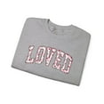thumbnail image 4 of Loved Crewneck Sweatshirt, Valentine's Day Gifts for Her, Women Sweatshirt, 4 of 5