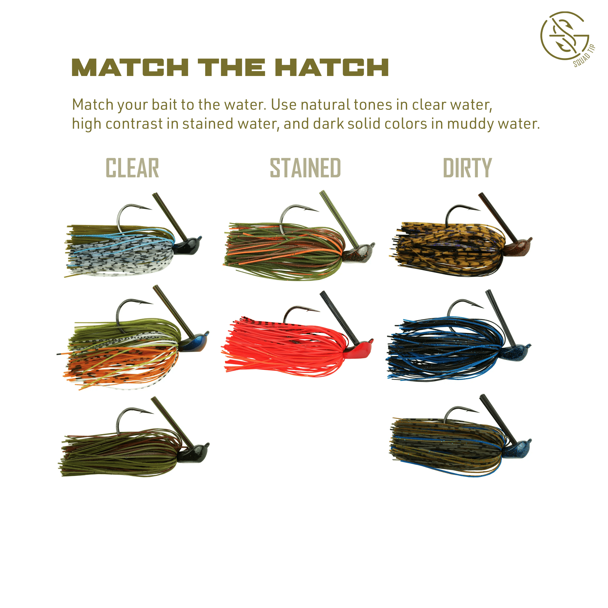 Googan Squad Juicee Jig Green Pumpkin, 3/8 oz, 5/0 Hook
