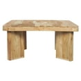 thumbnail image 6 of Cascade 32 Inch Coffee Table- Handcrafted Acacia- Square Top- Wide Panel Legs, 6 of 6