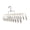 White, variant on POYOGA 20 Clip Laundry Drying Rack Windproof Stainless Steel Sock Organizers