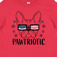 thumbnail image 4 of Inktastic Pawtriotic with French Bulldog  in American Flag Sunglasses Boys or Girls Baby T-Shirt, 4 of 5