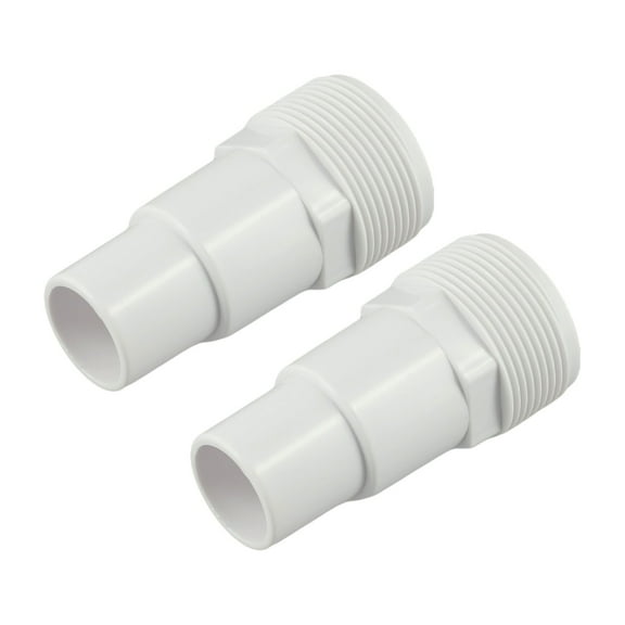 Wuweikeji Pool Pump Hose Adapter 2 pack 1.25-1.5" Thread PVC Fitting, Compatible with Hayward SPX1091Z7/SPX1091Z4, for Above Ground Pool Equipment