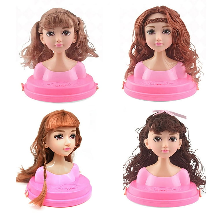25-piece Kids Dolls Makeup Comb Hair Toy Doll Pretend Play Princess Set  Play Toys Girls Makeup Training Girl Ideal Gifts