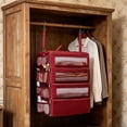 thumbnail image 5 of Ainf Portable Travel Storage Rack Hanging Travel Shelf Storage With Small Compartments Inside Suitable For Carry On Luggage Modern Style, 5 of 5