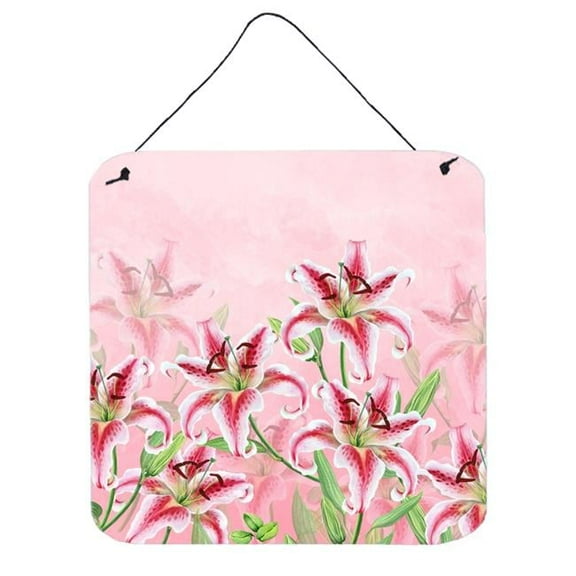 Pink Lillies Wall or Door Hanging Prints