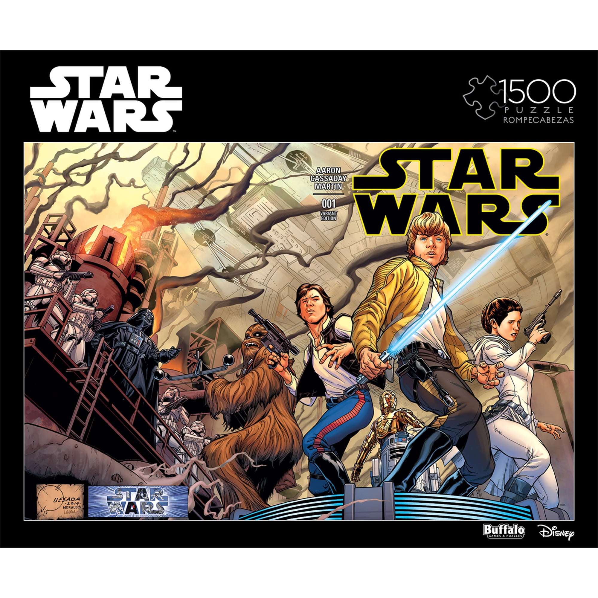 Buffalo Games 1500-Piece Star Wars Variant Cover Jigsaw Puzzle for Adults Ages 14+