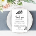 thumbnail image 2 of Koyal Wholesale Vineyard Wedding Thank You Place Setting Cards for Table Reception, Dinner Plates, 56-Pack, 2 of 5