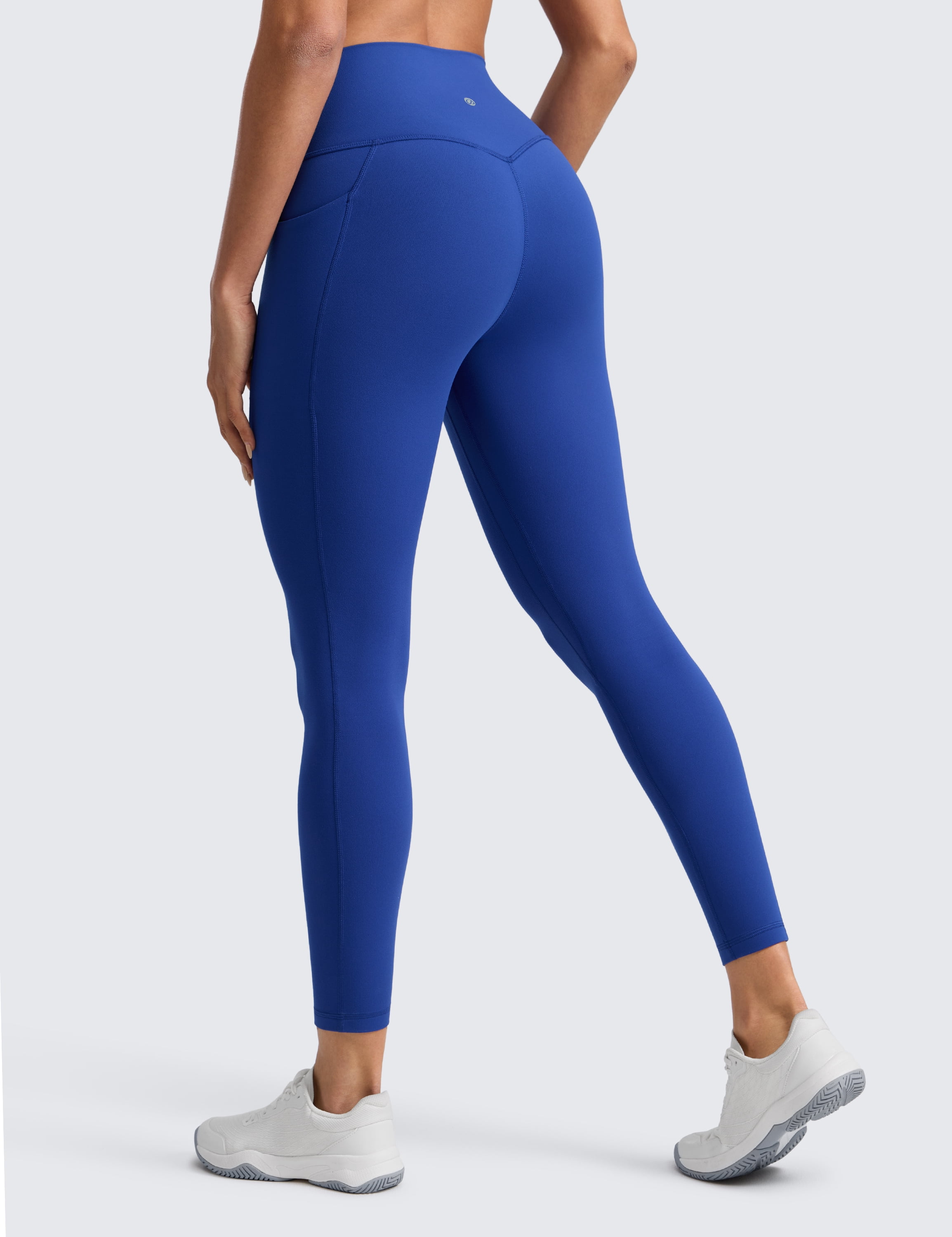 CRZ YOGA Butterlift Workout Leggings Pockets 25" High Waist Pilates Athletic Gym Womens Yoga Pants Buttery Soft