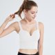 thumbnail image 1 of Ropa interior deportiva con copa fija, ajustable, antiflacidez, hermosa espalda, para mujer, para yoga, correr, a prueba de golpes, texto deportivo, 1 of 6
