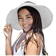 thumbnail image 3 of Mode Féminine Concision Large Chapeau de Dessin Chapeau de Plage Chapeau de Soleil, 3 of 5