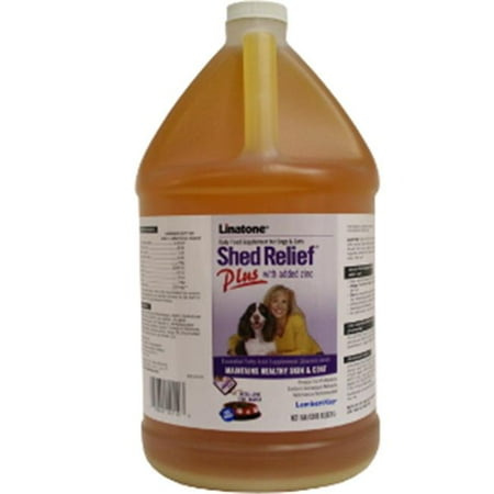 Linatone Shed Relief Plus pour chiens et chats, 1 gal.