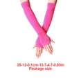 thumbnail image 3 of Toystoory 1 par de guantes sin dedos para niña, guantes de punto cómodos de estilo Simple, cubiertas de brazo para niñas, cubierta de mano para al Suministros térmicos Rosa roja Toystoory HA059148-06, 3 of 6
