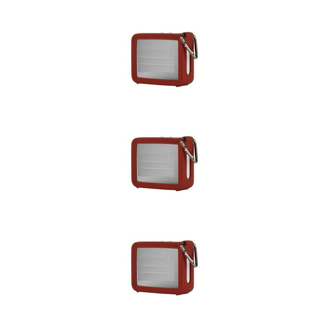 jesticaly 1PCS Pochette Résistante aux Éclats Durable Poids Fort pour Haut-Parleur Audio GO 2 GO2 Haut-Parleurs Bluetooth Nouveau Portable Rouge 3Ensemble