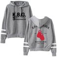 thumbnail image 4 of Hajime No Ippo KBG Hoodies Kamogawa Boxing Gym Merch Pocketless Parallel Bars Sleeve Streetwear, 4 of 4