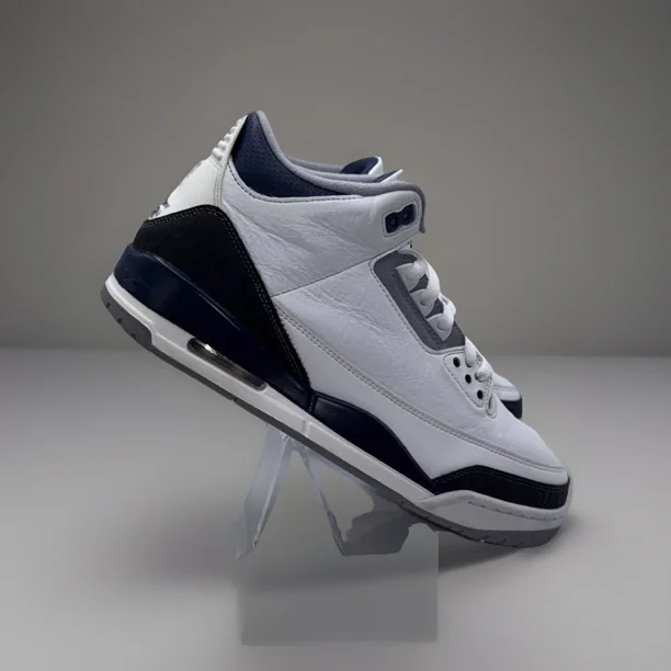 N I-K-E A i r-Jor-dan 3 Retro Midnight Navy Men’s Size 11 Sneakers CT8532-140