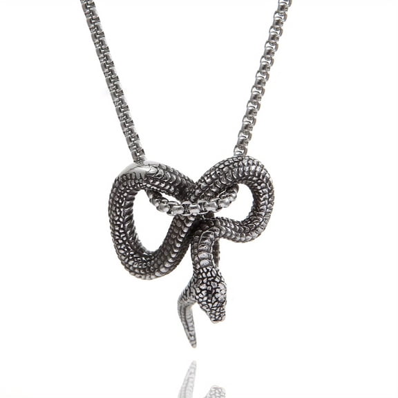 Serpentine Necklace,Black