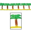 12 Tropical Luau Beach Palm Tree Die-cut Tissue Paper Decorative Hanging Garlands