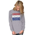 thumbnail image 4 of US Air Force Courage Honor Strength Long Sleeve TShirt Men Women Brisco Brands S, 4 of 6