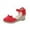 Red, variant on AnuYalue Wedge Sandals for Women Pumps Dressy, Platform Ankle Strap Closed Toe Sandals Espadrille Wedge Sandals for Women Casual Summer Slip on Sandals