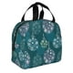 thumbnail image 2 of Easygdp whiter Snowflake balloons Bolsa Térmica Premium - Tela Oxford Impermeable, Gran Capacidad, Bolsillo Frontal, Unisex para Trabajo, Escuela, Actividades al Aire Libre y Picnics, 2 of 8
