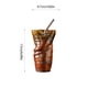 thumbnail image 3 of Pisexur Batería de cocina Taza de cerámica de gran capacidad con forma de taza, taza de agua, taza con pajita, taza de café para la cocina del hogar, 3 of 6