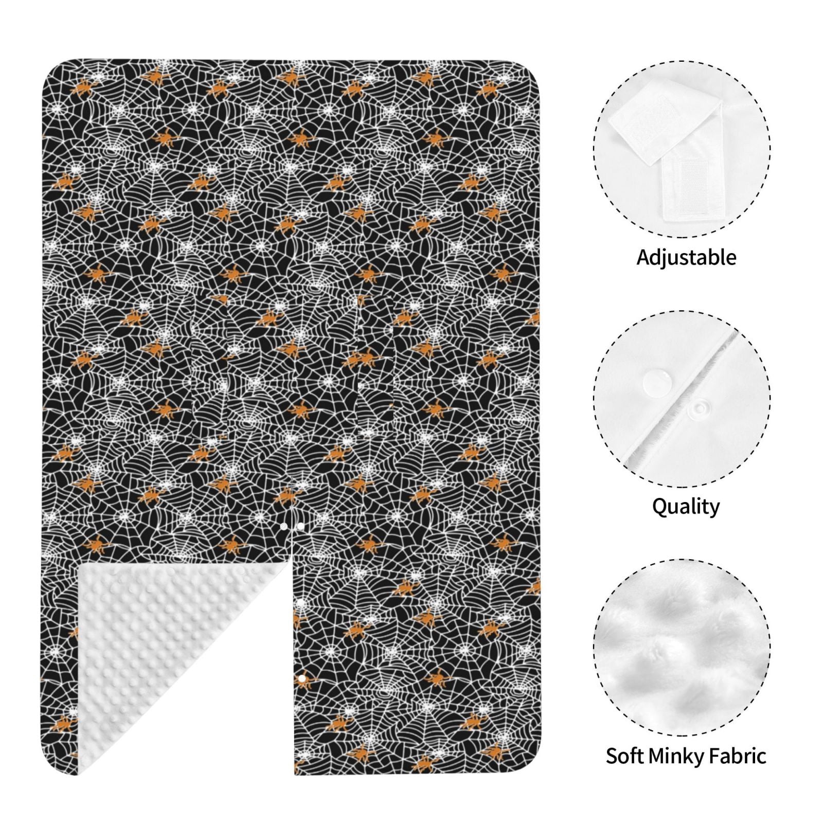 Naloa Spider Cobweb Baby Car Seat Cover, Breathable Baby Carrier Cover, Multiuse Baby Carrier Cover & Nursing Breastfeeding Cover