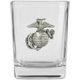 thumbnail image 2 of Indiana Metal Craft U.S. Marine Corps EGA Solid Pewter Emblem Shot Glass, Made in USA, 2 of 3