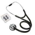 thumbnail image 2 of Estetoscopio Médico ANGGREK De Una Sola Cabeza Negro Ajustable Multifuncional, 2 of 8