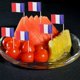 thumbnail image 3 of 100pcs France Flag Shape Picks Cake Toppers Decorative Cupcake Muffin Food Fruit Picks Halloween Festival Birthday Party Favors Supplies (3.5*2.5*6.5c, 3 of 3