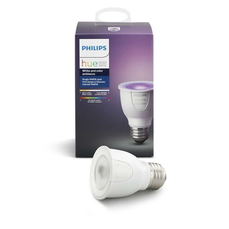 Philips Hue White and Color Ambiance PAR16 Smart Light Bulb, LED,