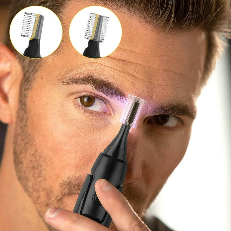 Men Electric Ear Beard Nose Hair Trimmer Eyebrow Mustache Remover Shaver Clipper Walmart